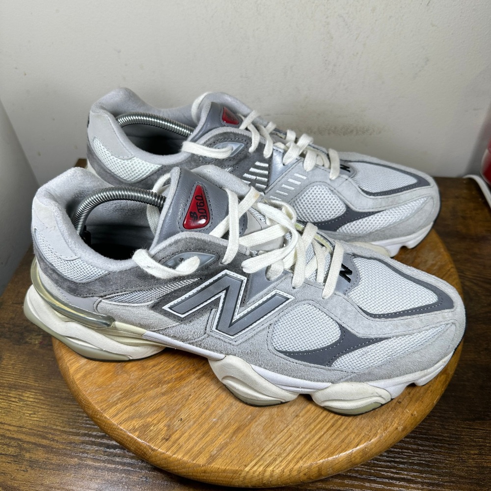 New Balance 9060 Rain Cloud Grey Castlerock White U9060GRY Mens 13 Sneaker